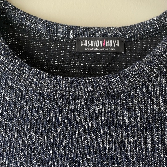 NWOT Fashion Nova Sparkly Dress Size L - Picture 4 of 4